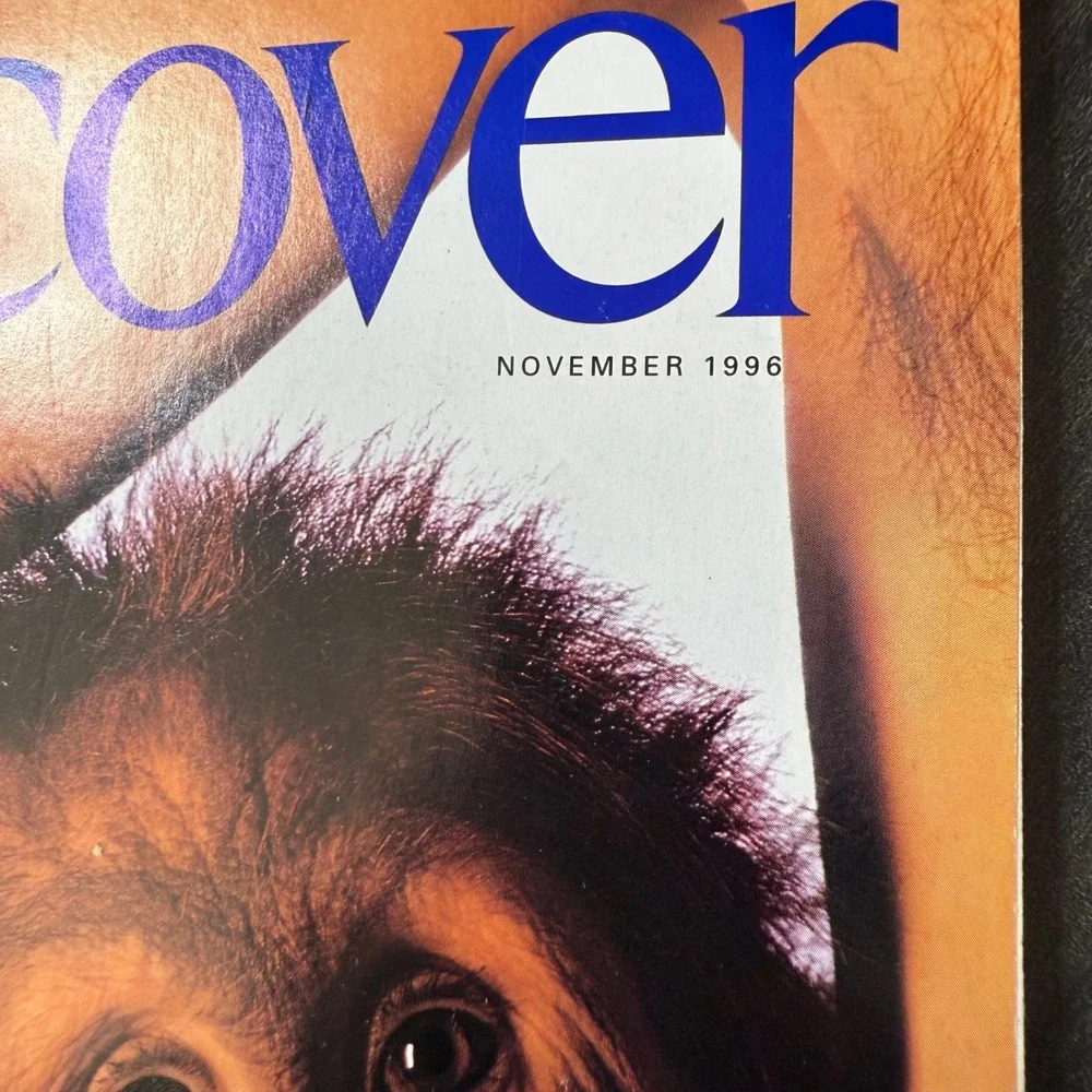 Discover Magazine November 1996 The Tarzan Syndrome Orangutan Cover‎ Science